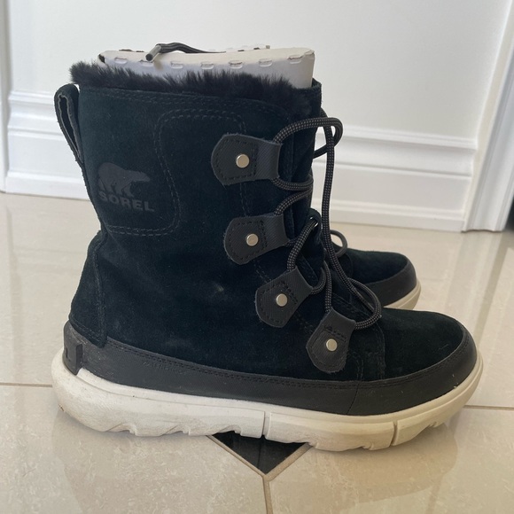 Sorel Explorer II Joan Faux Fur Winter Boots - Size 8 - Picture 1 of 5